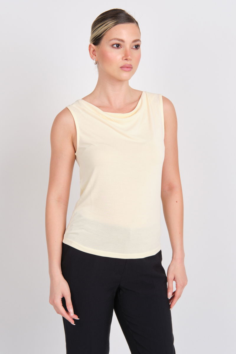 Only Kadın Onlfree Kolsuz Bisiklet Yaka T-Shirt 15351020 Sarı - 2