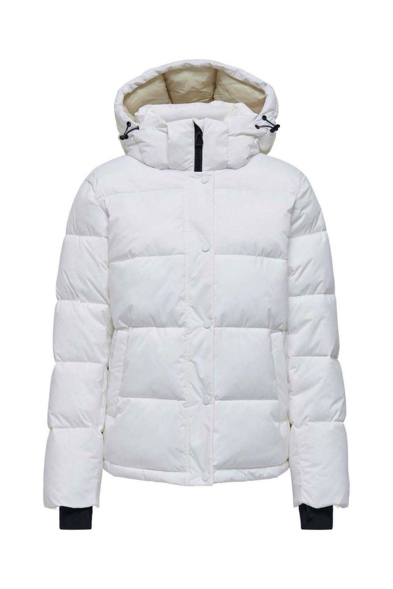 Only Kadın Onlann Kapüşonlu Mont 15287909 Beyaz - 7