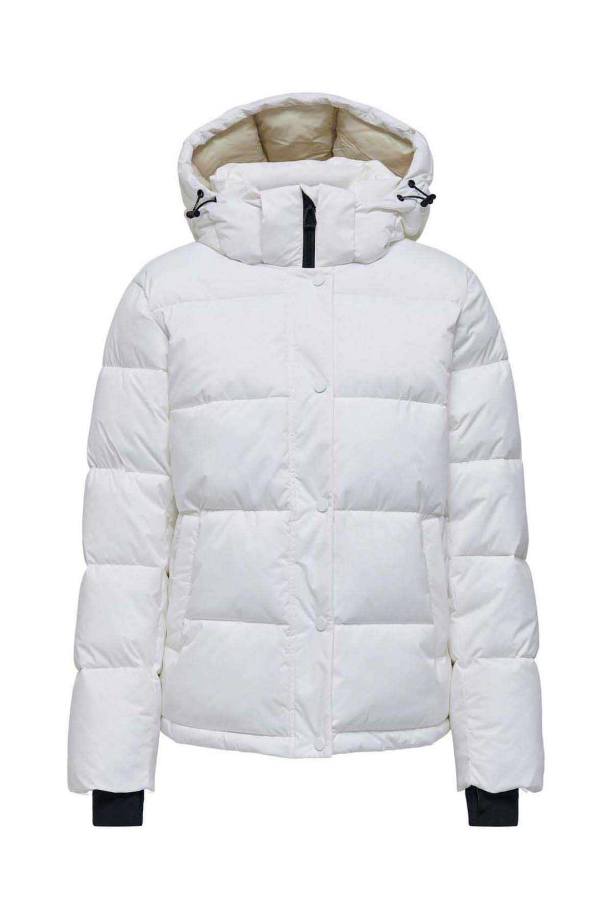 Only Kadın Onlann Kapüşonlu Mont 15287909 Beyaz - 7