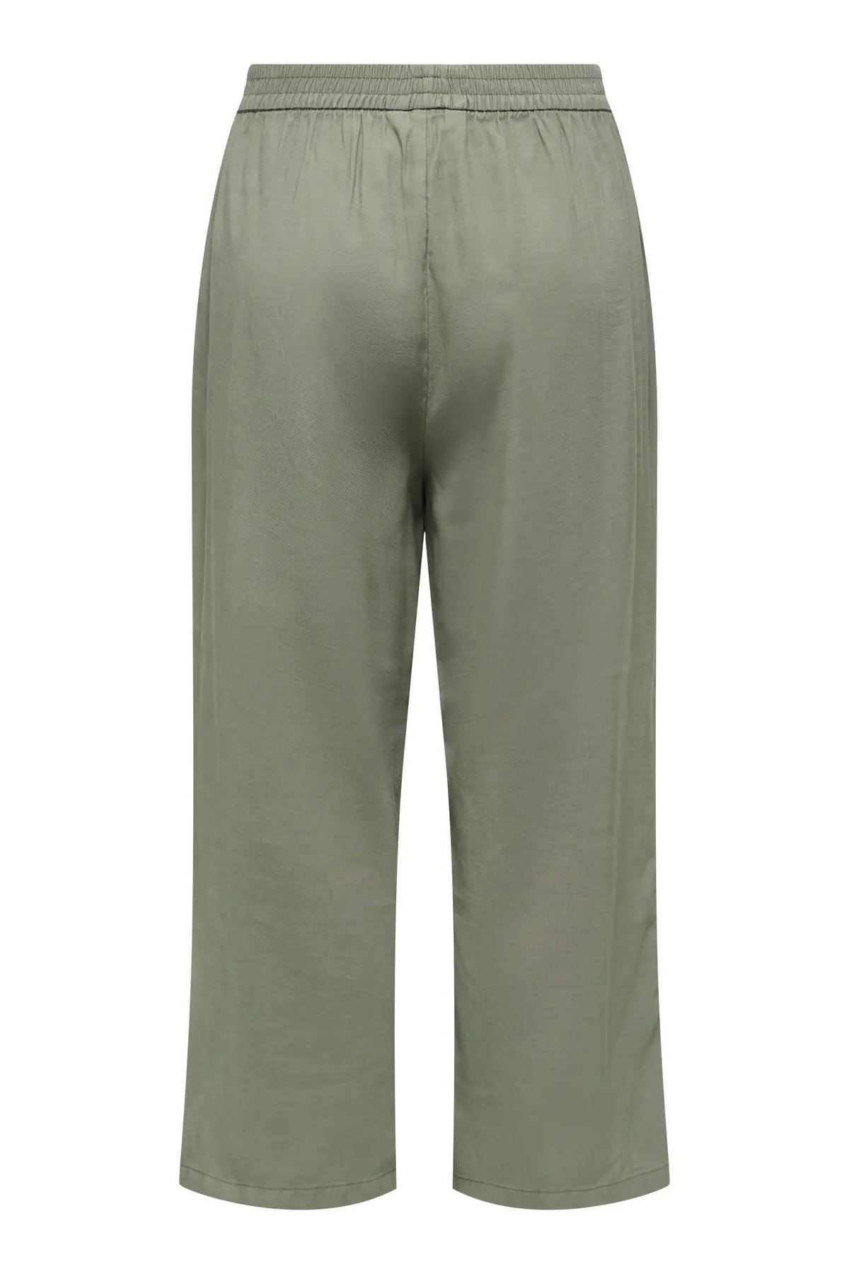 Only Kadın Onlarıs Beli Lastikli Bilek Boy Pantolon 15364124 Haki - 2