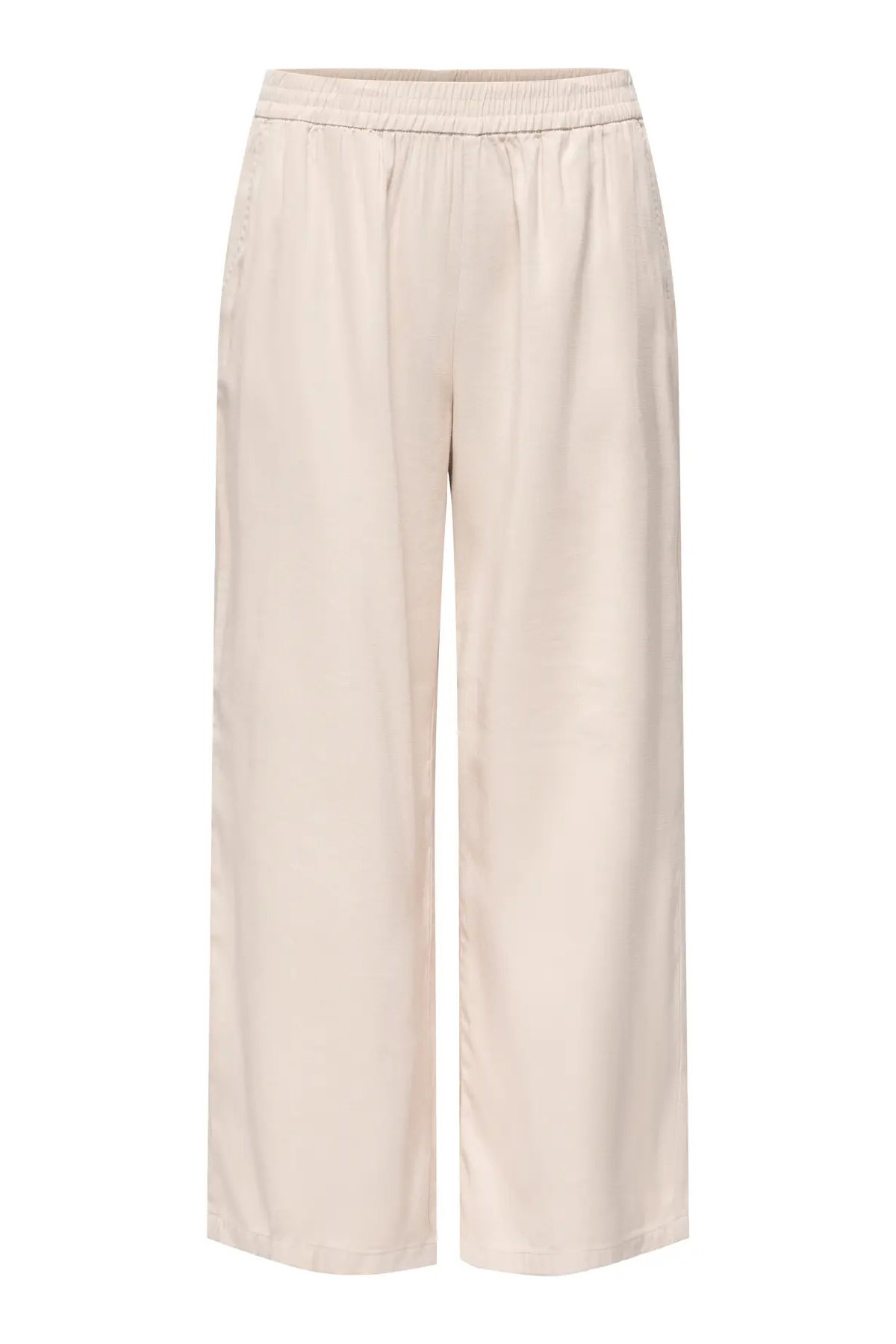 Only Kadın Onlarıs Beli Lastikli Bilek Boy Pantolon 15364124 Taş - 1