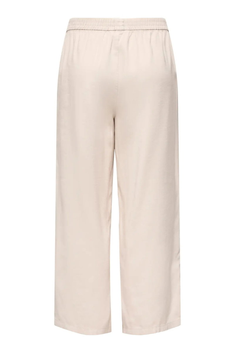 Only Kadın Onlarıs Beli Lastikli Bilek Boy Pantolon 15364124 Taş - 2