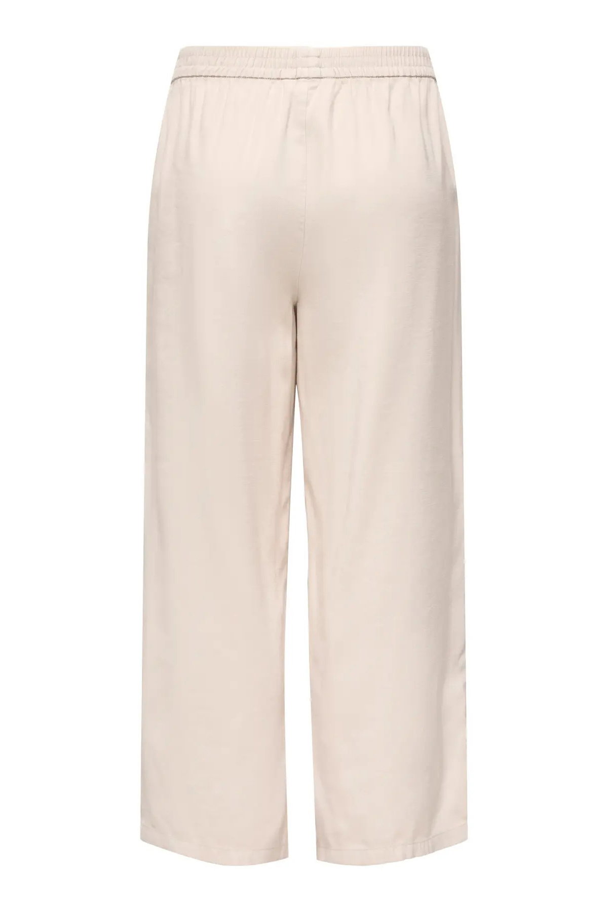 Only Kadın Onlarıs Beli Lastikli Bilek Boy Pantolon 15364124 Taş - 2