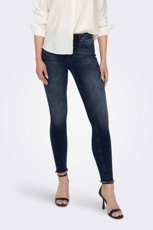 Only Kadın Onlblush Dar Paça Slim Fit Jean Pantolon 15209618 Lacivert - 2