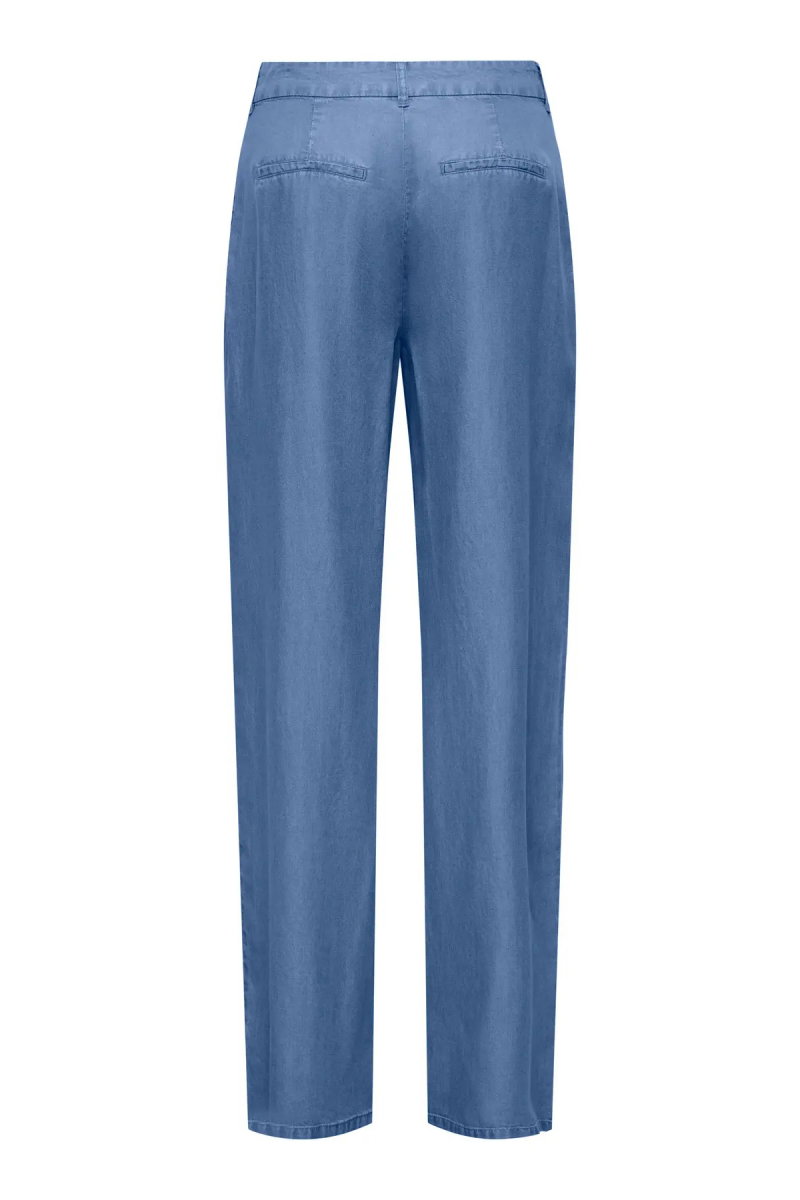 Only Kadın Onlcharıs Normal Bel Bol Paça Pantolon 15363963 Orta Mavi - 2