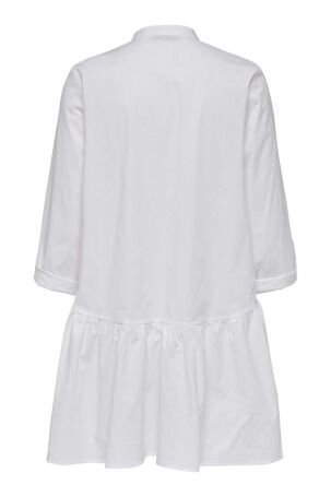 Only Kadın Onlditte Truvakar Kol Gömlek Elbise 15198076 Beyaz - 7