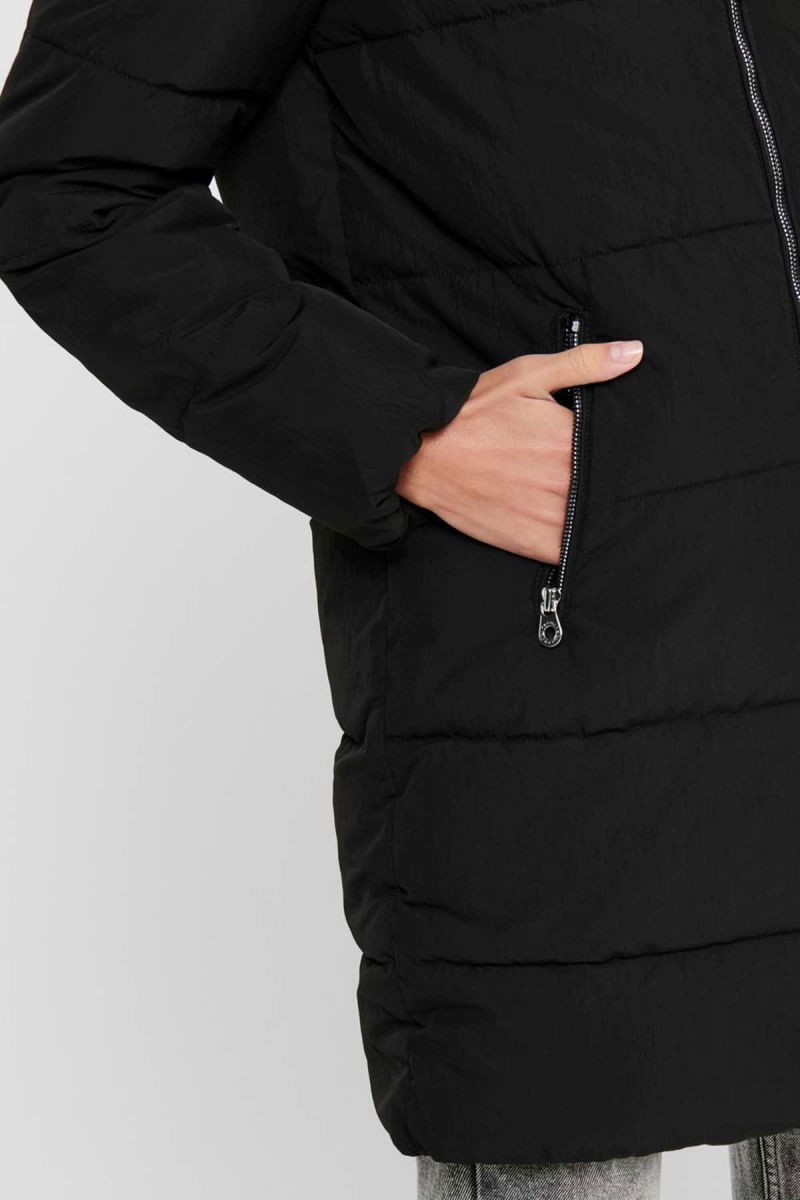 Only Kadın Onldolly Uzun Şişme Mont 65515205369 Siyah - 4