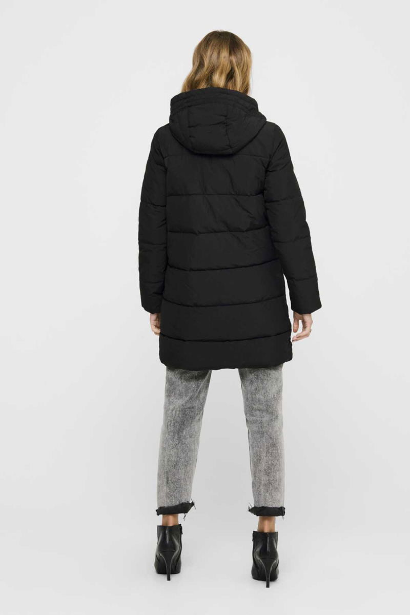 Only Kadın Onldolly Uzun Şişme Mont 65515205369 Siyah - 5