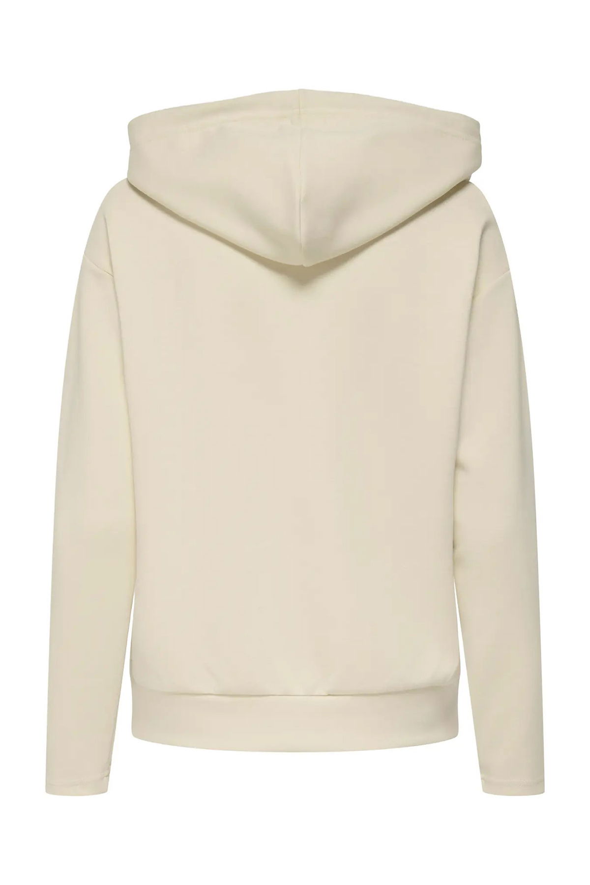 Only Kadın Onlfancy Kapüşonlu Kanguru Cepli Sweatshirt 15303838 Ekru - 3