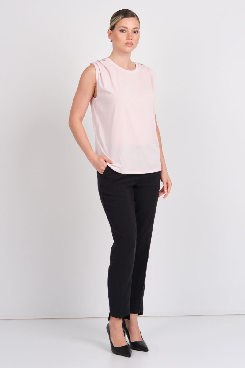 Only Kadın Onlfree Regular Fit Kolsuz Bluz 15290313 Pudra - 3