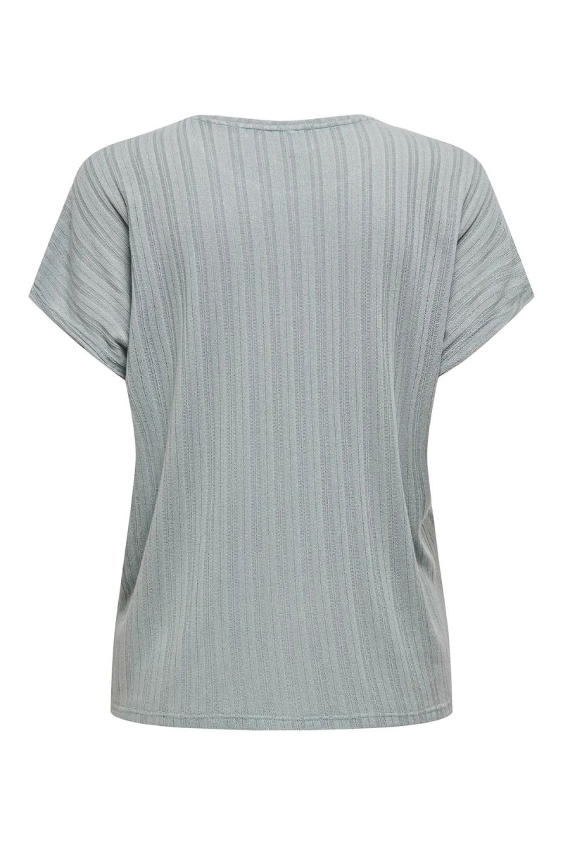 Only Kadın Onlırına Rahat Kalıp Kısa Kollu T-Shirt 15349079 Çağla - 2