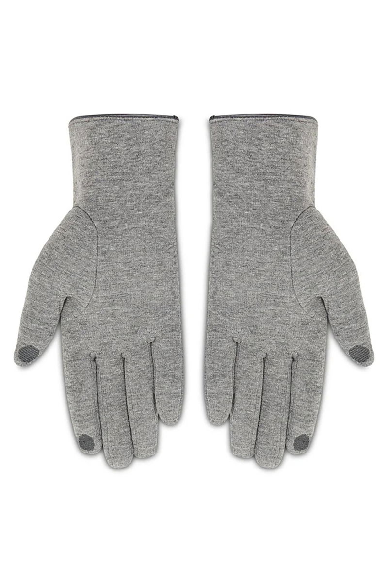 Only Kadın Onljessıca Örme Eldiven 15183880 Gri - 3