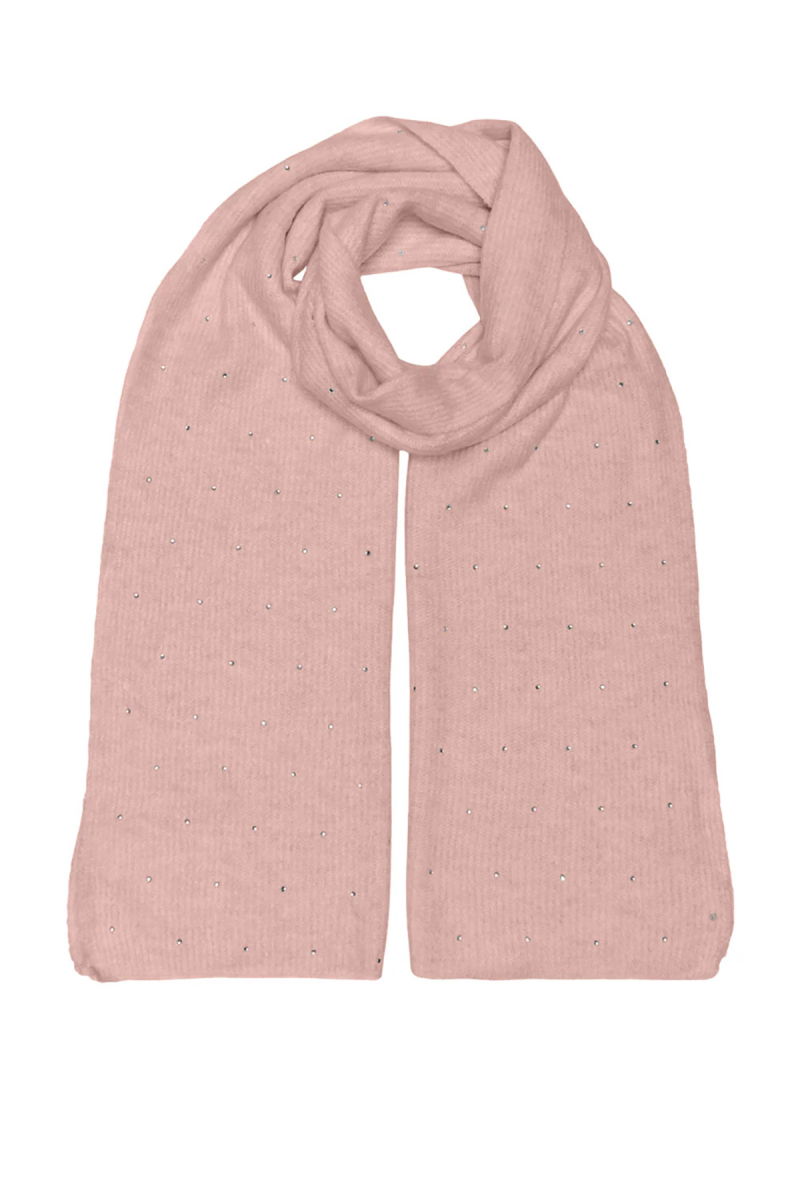 Only Kadın Onlkatherıne Taş Detaylı Yünlü Atkı 15349814 Pudra - Only