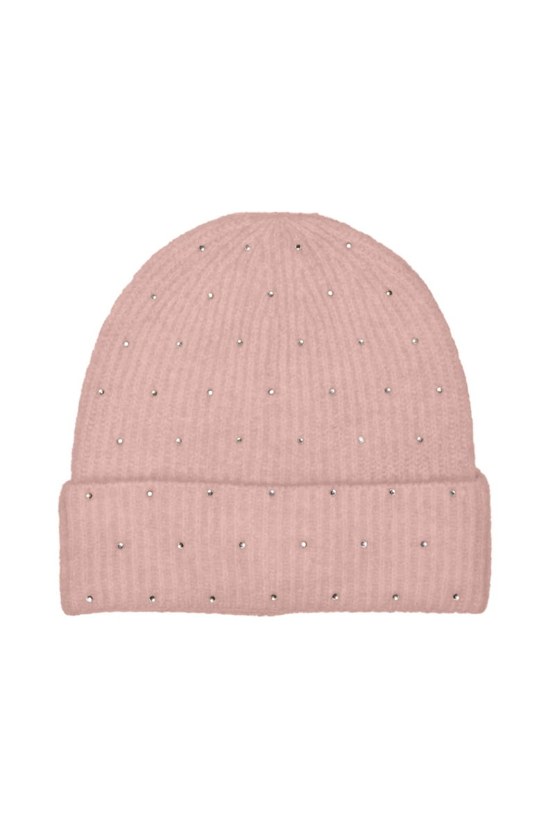 Only Kadın Onlkatherıne Taş Detaylı Yünlü Bere 15350754 Pudra - 2