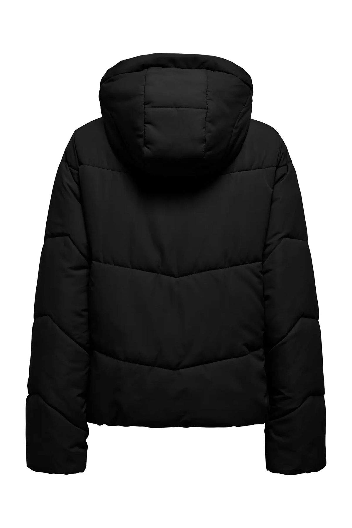 Only Kadın Onlmaggı Kapüşonlu Şişme Mont 15349123 Siyah - 2