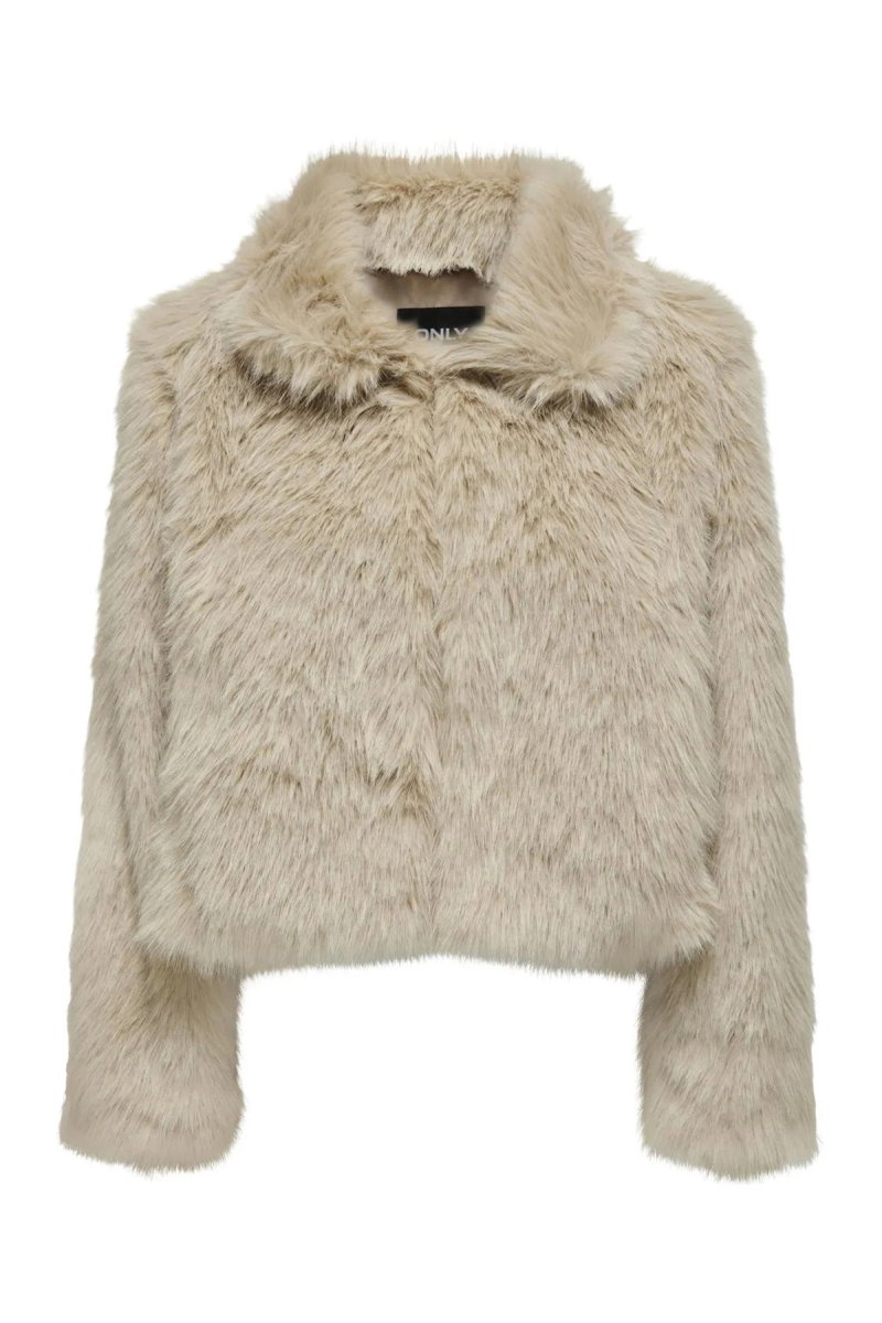 Only Kadın Onlmanny Suni Kürk Ceket Mont 15322406 Taş 
