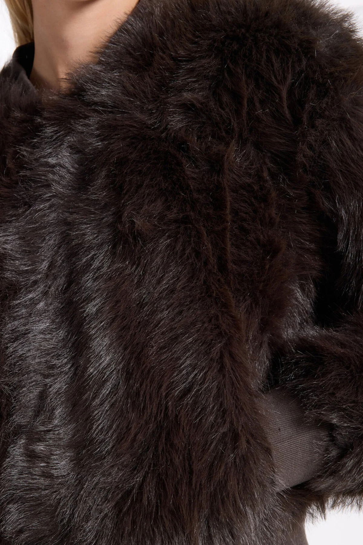 Only Kadın Onlmanny Suni Kürklü Mont 15322405 Antrasit - 4