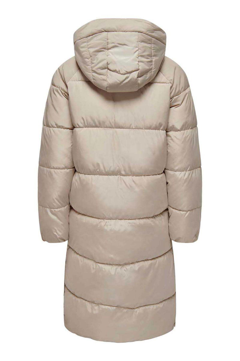 Only Kadın Onlnewamanda Kapüşonlu Puffer Kaban 15304786 Taş - 7