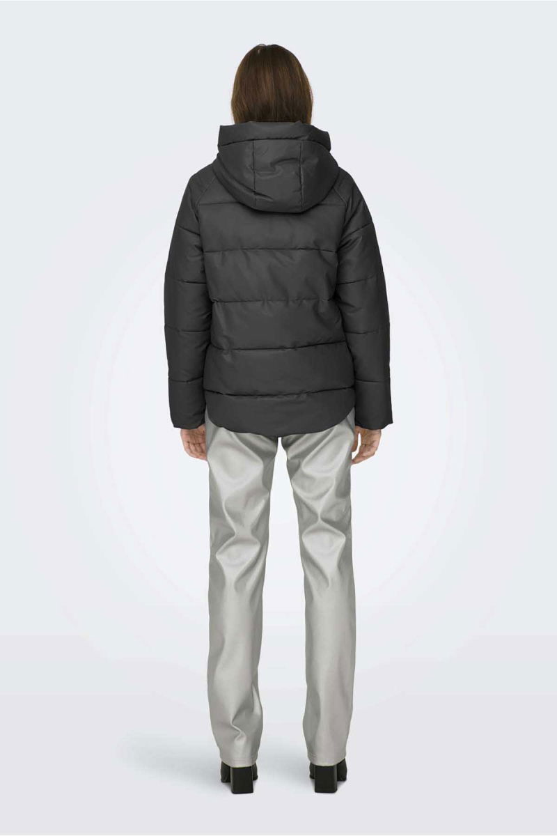 Only Kadın Onlnewanja Kapüşonlu Mont 15297083 Siyah - 2