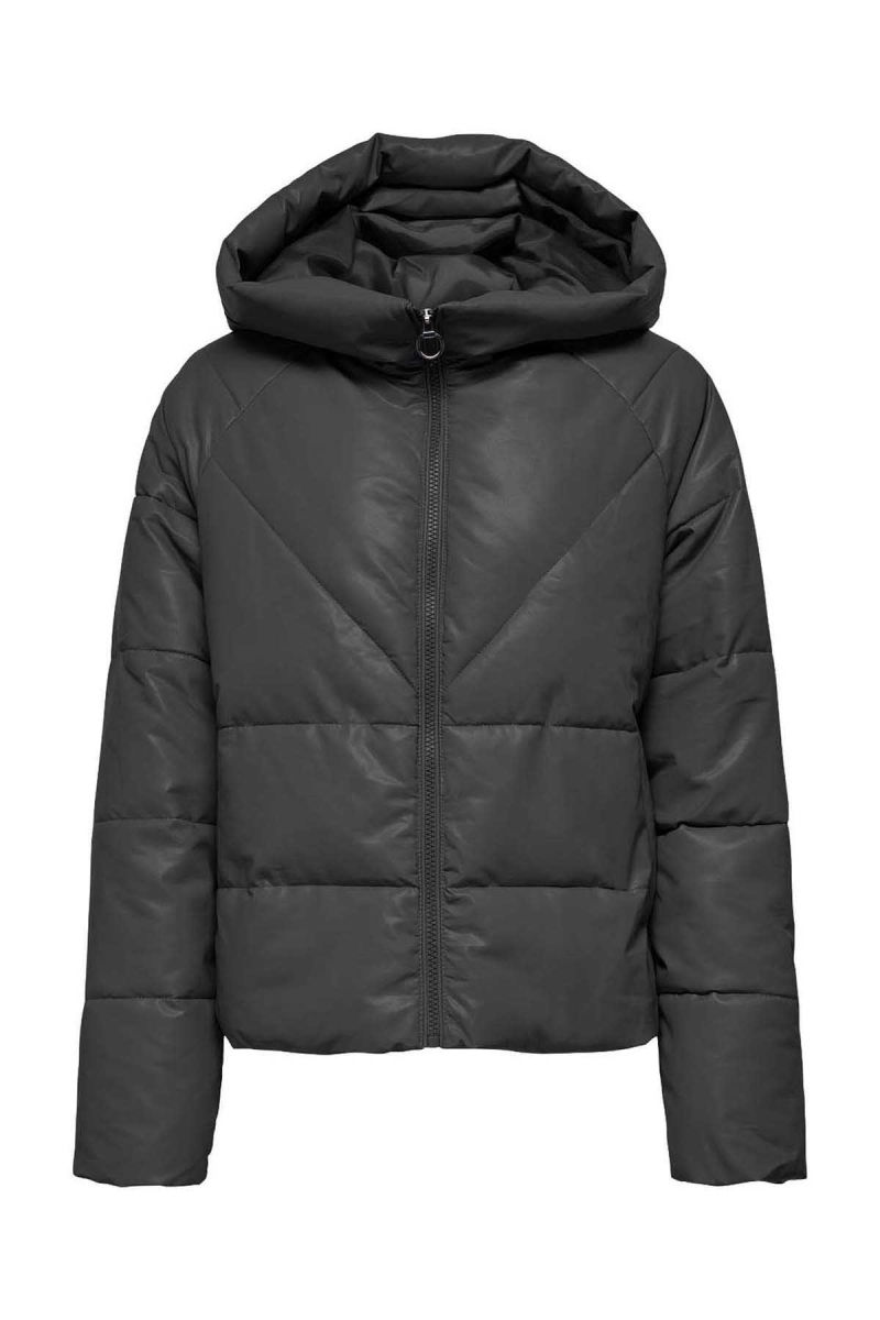 Only Kadın Onlnewanja Kapüşonlu Mont 15297083 Siyah - 3