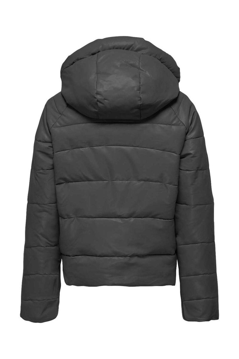 Only Kadın Onlnewanja Kapüşonlu Mont 15297083 Siyah - 4