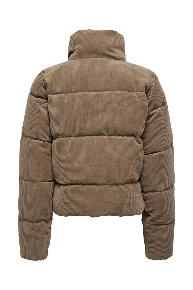 Only Kadın Onlnewdolly Dik Yaka Şişme Mont 15304768 Kahverengi - 4