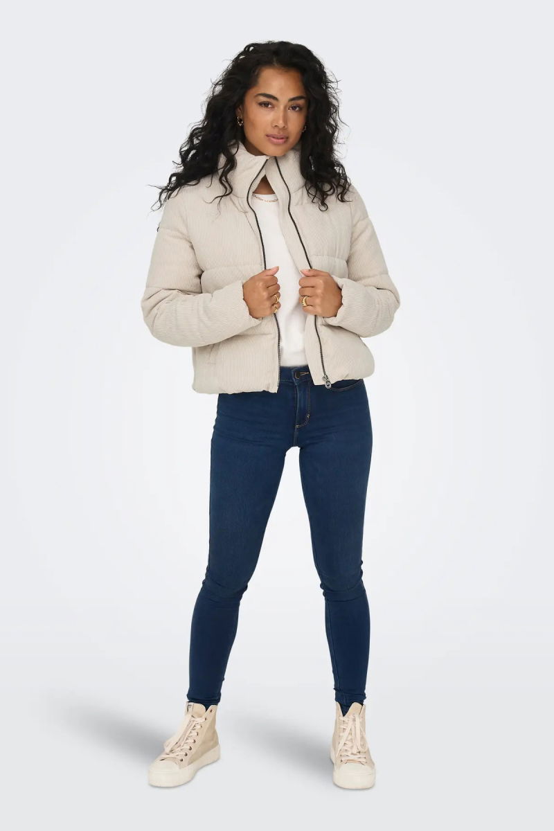 Only Kadın Onlnewdolly Dik Yaka Şişme Mont 15304768 Taş - 2