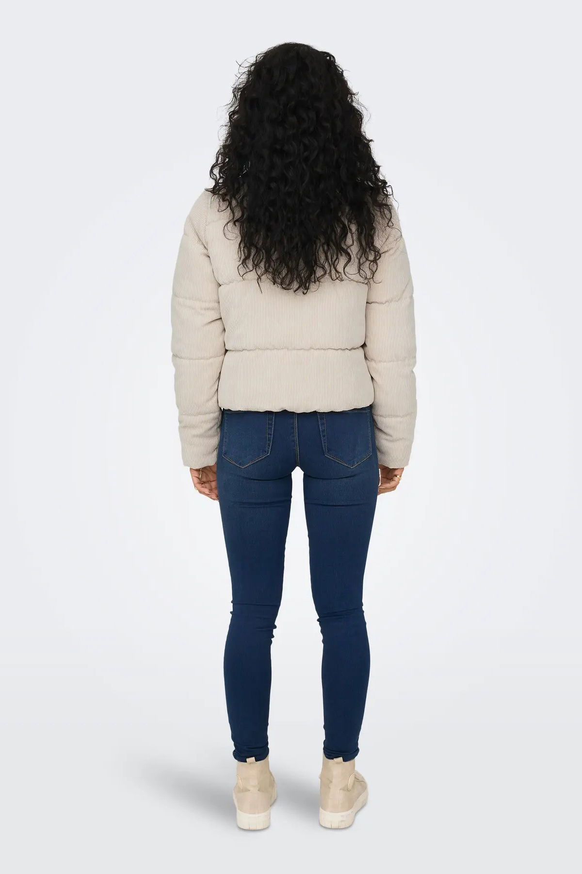 Only Kadın Onlnewdolly Dik Yaka Şişme Mont 15304768 Taş - 5