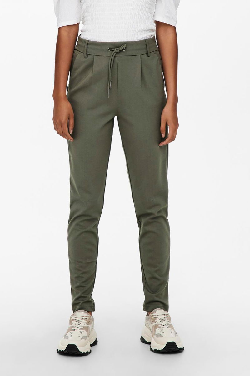 Only Kadın Onlpoptrash Belden Bağlamalı Pantolon 15115847 Haki - 2