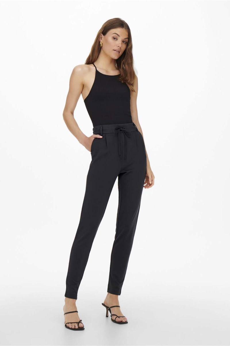 Only Kadın Onlpoptrash Belden Bağlamalı Pantolon 15115847 Lacivert 