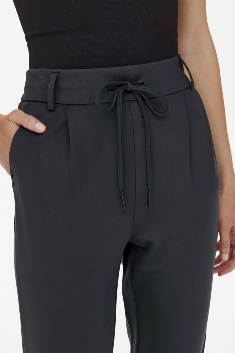 Only Kadın Onlpoptrash Belden Bağlamalı Pantolon 15115847 Lacivert - 3