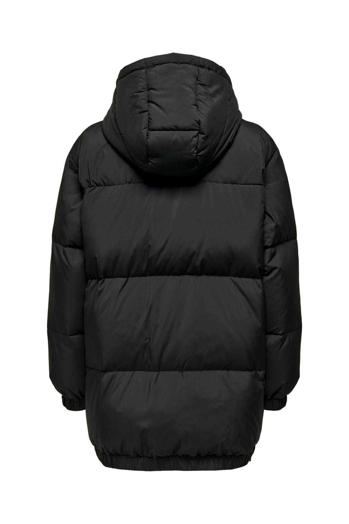 Only Kadın Onlvılma Kapüşonlu Şişme Mont 15294690 Siyah - 2