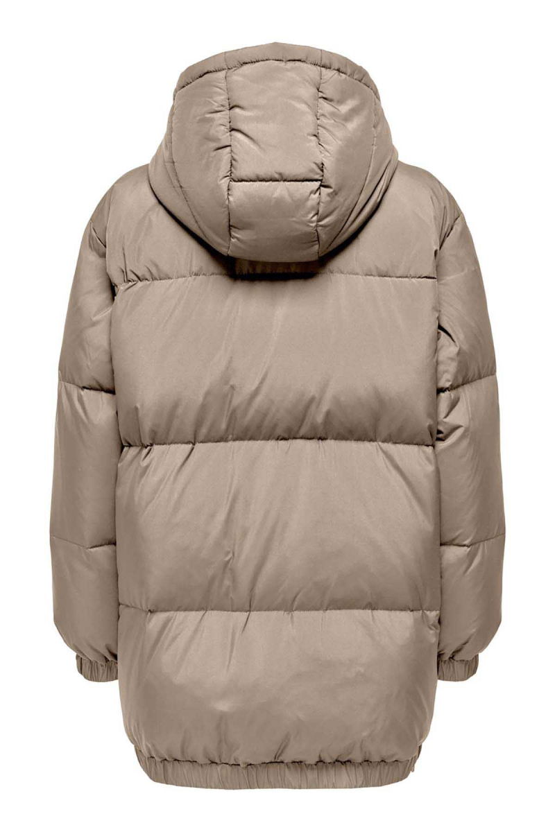 Only Kadın Onlvılma Kapüşonlu Şişme Mont 15294690 Vizon - 2