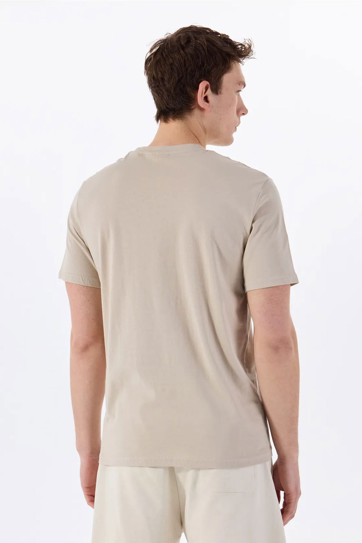 Only & Sons Erkek Onsvısta Rahat Kalıp Kısa Kollu %100 Pamuk T-Shirt 22034498 Bej - 4