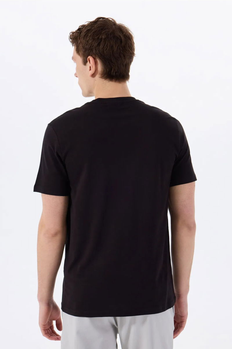 Only & Sons Erkek Onsvısta Rahat Kalıp Kısa Kollu %100 Pamuk T-Shirt 22034498 Siyah - 4