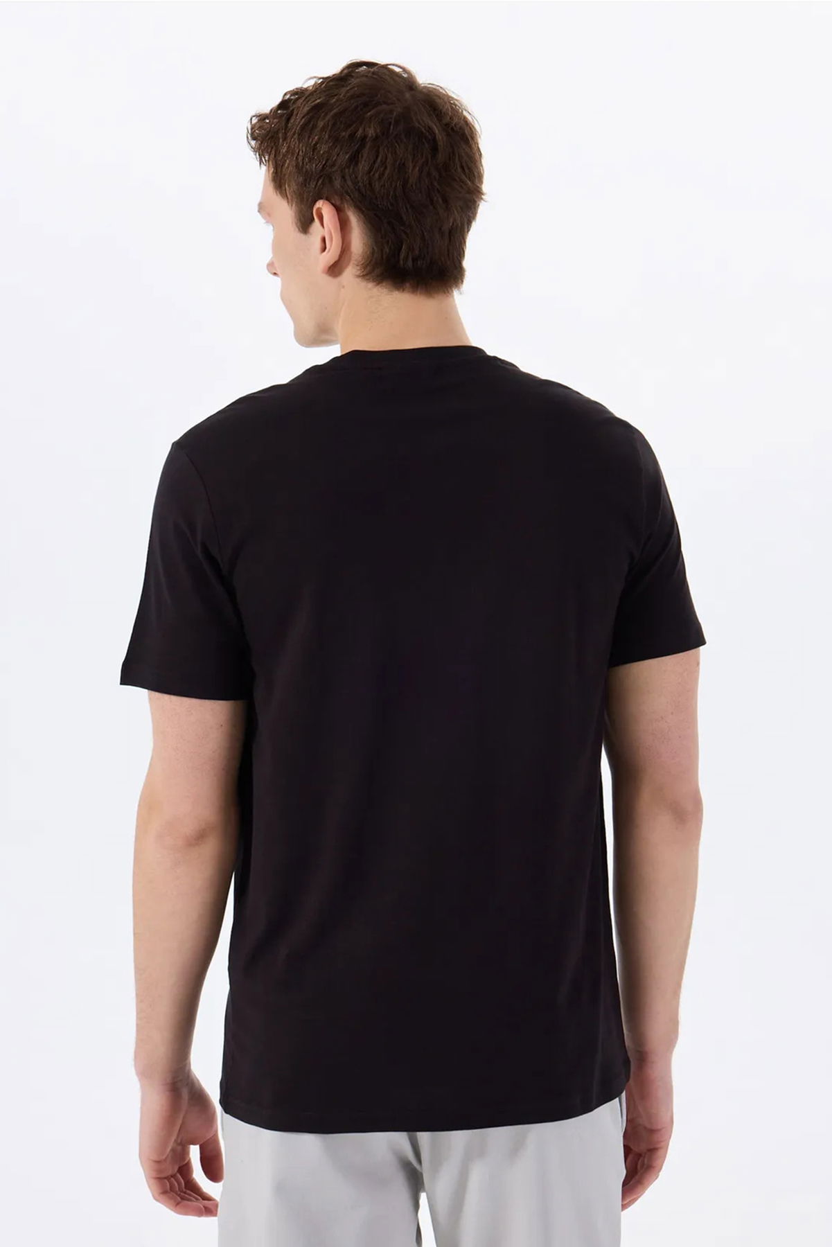 Only & Sons Erkek Onsvısta Rahat Kalıp Kısa Kollu %100 Pamuk T-Shirt 22034498 Siyah - 4