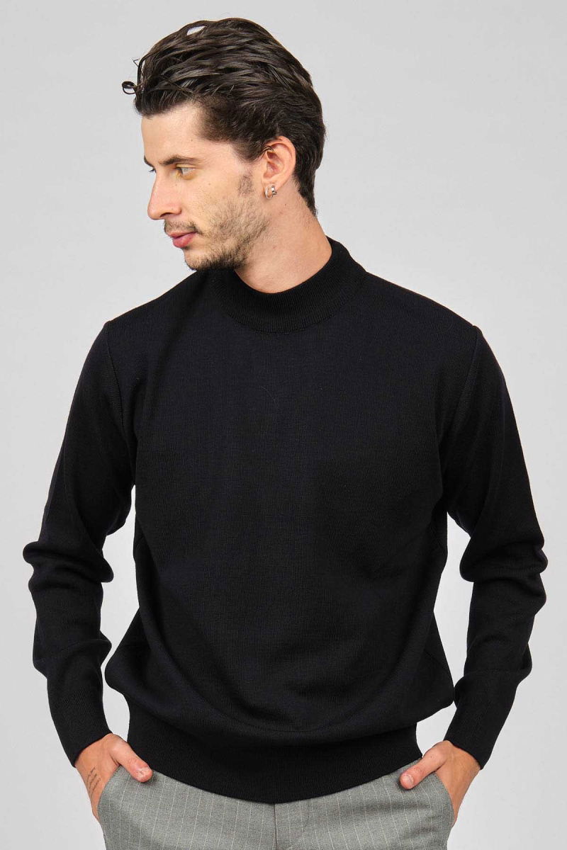 Pave Erkek Yün Kazak 4538100 Lacivert - Pave