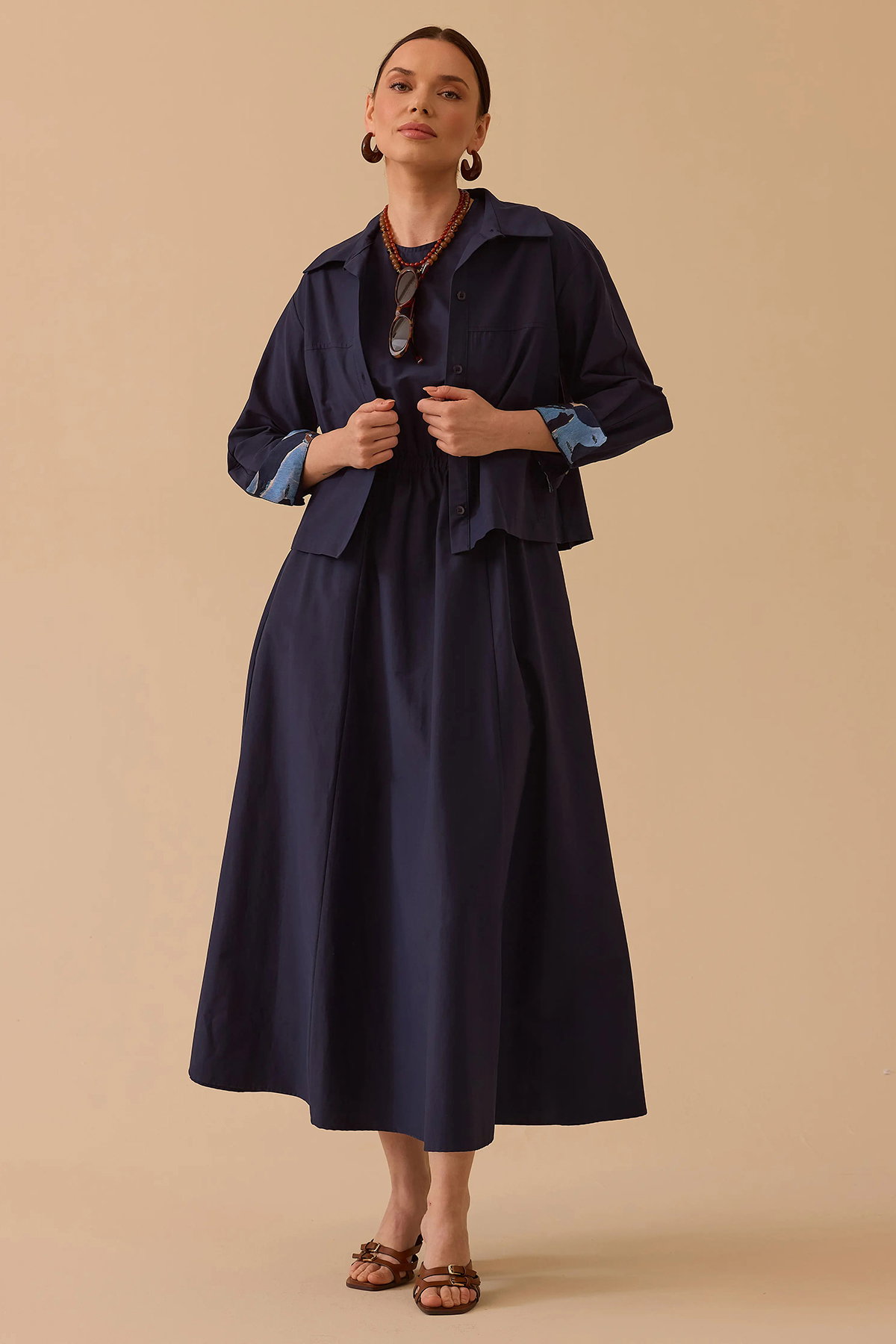 Seçil Kadın Çift Kullanımlı Takım Elbise 1002 Lacivert - 1