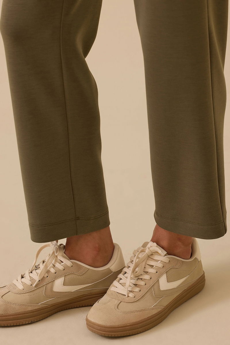 Seçil Kadın Elastik Bel Cepli Pantolon 0031 Haki - 3