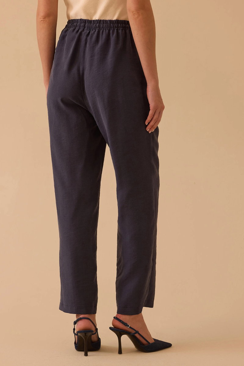 Seçil Kadın Havuç Kesim Modal Pantolon 1022 Indigo - 3