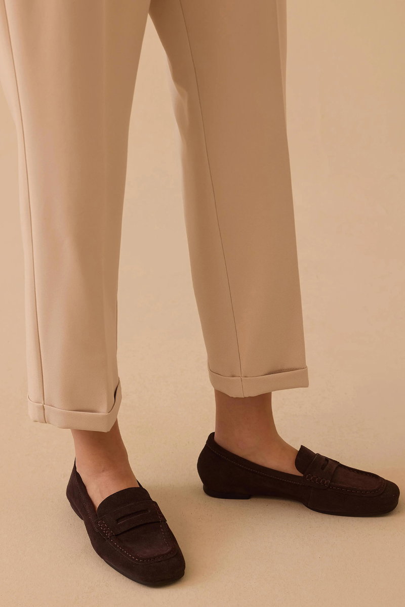 Seçil Kadın Lena Havuç Kesim Bilek Boy Pantolon 0034 Bej - 2