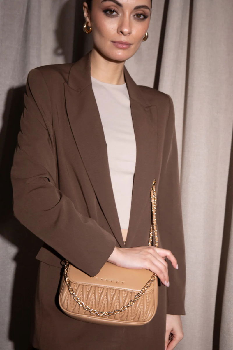Sisley Kadın Çapraz Çanta SLY181 Camel 