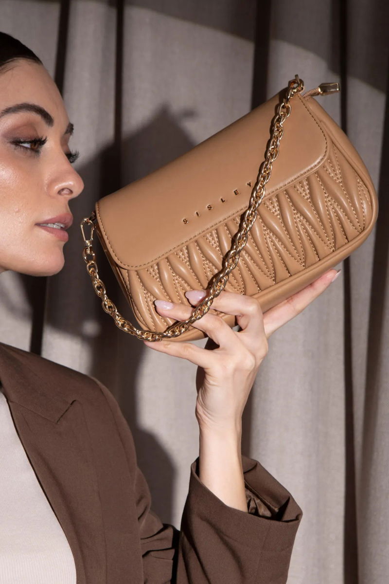 Sisley Kadın Çapraz Çanta SLY181 Camel - 2