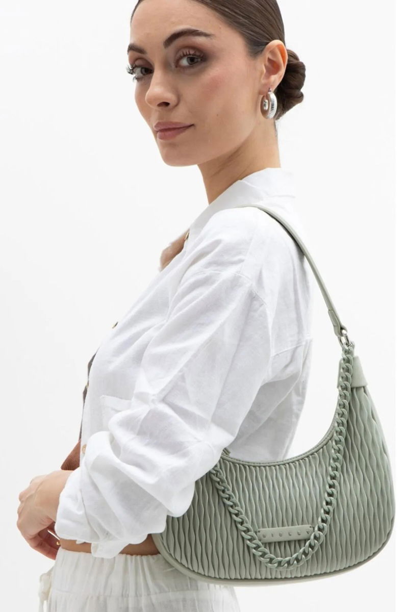 Sisley Kadın El ve Çapraz Çantası SLY208 Yeşil - 1