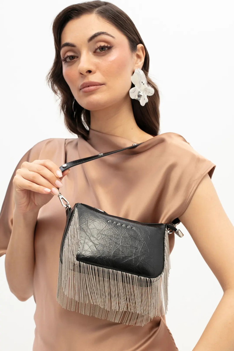 Sisley Kadın Kol Çantası SLY_361 Siyah - Sisley