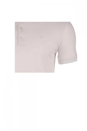 Tony Montana Erkek Polo Yaka T-Shirt 3183603 Beyaz - 2