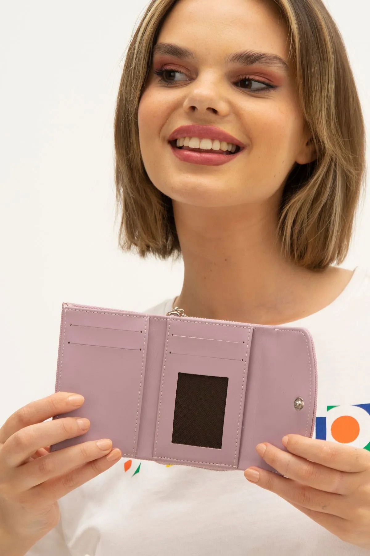 United Colors of Benetton Kadın Cüzdan BNT_1299 Lila - 2