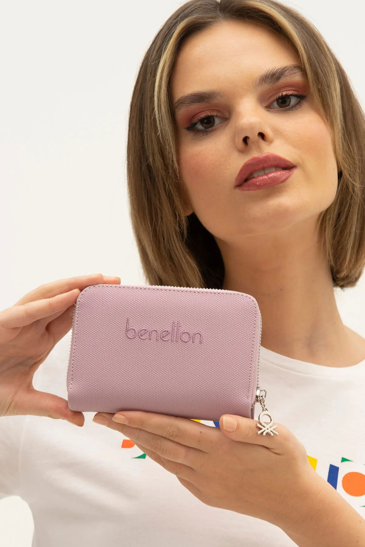 United Colors of Benetton Kadın Cüzdan BNT_1303 Lila - 1