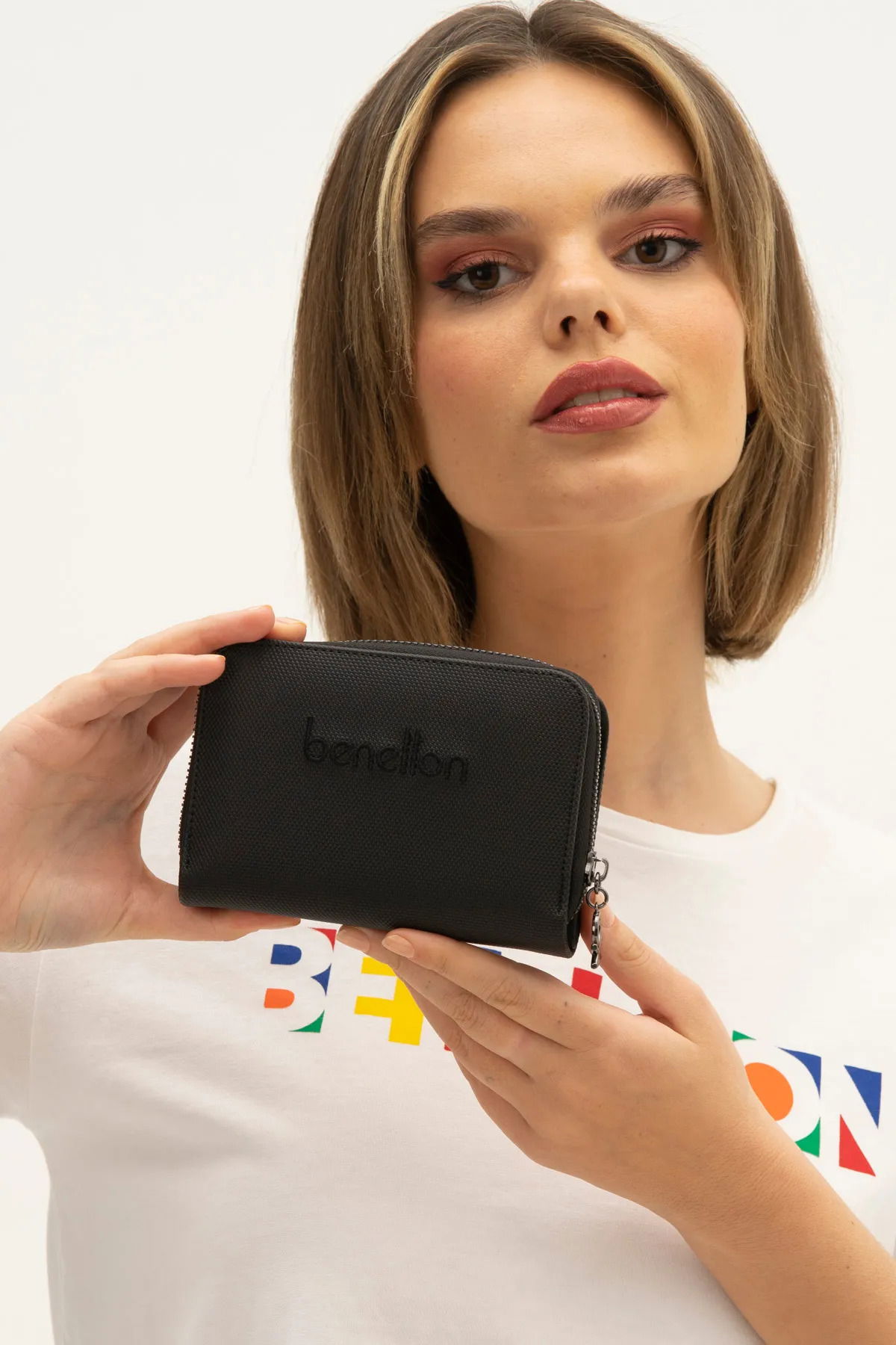 United Colors of Benetton Kadın Cüzdan BNT_1303 Siyah - 1