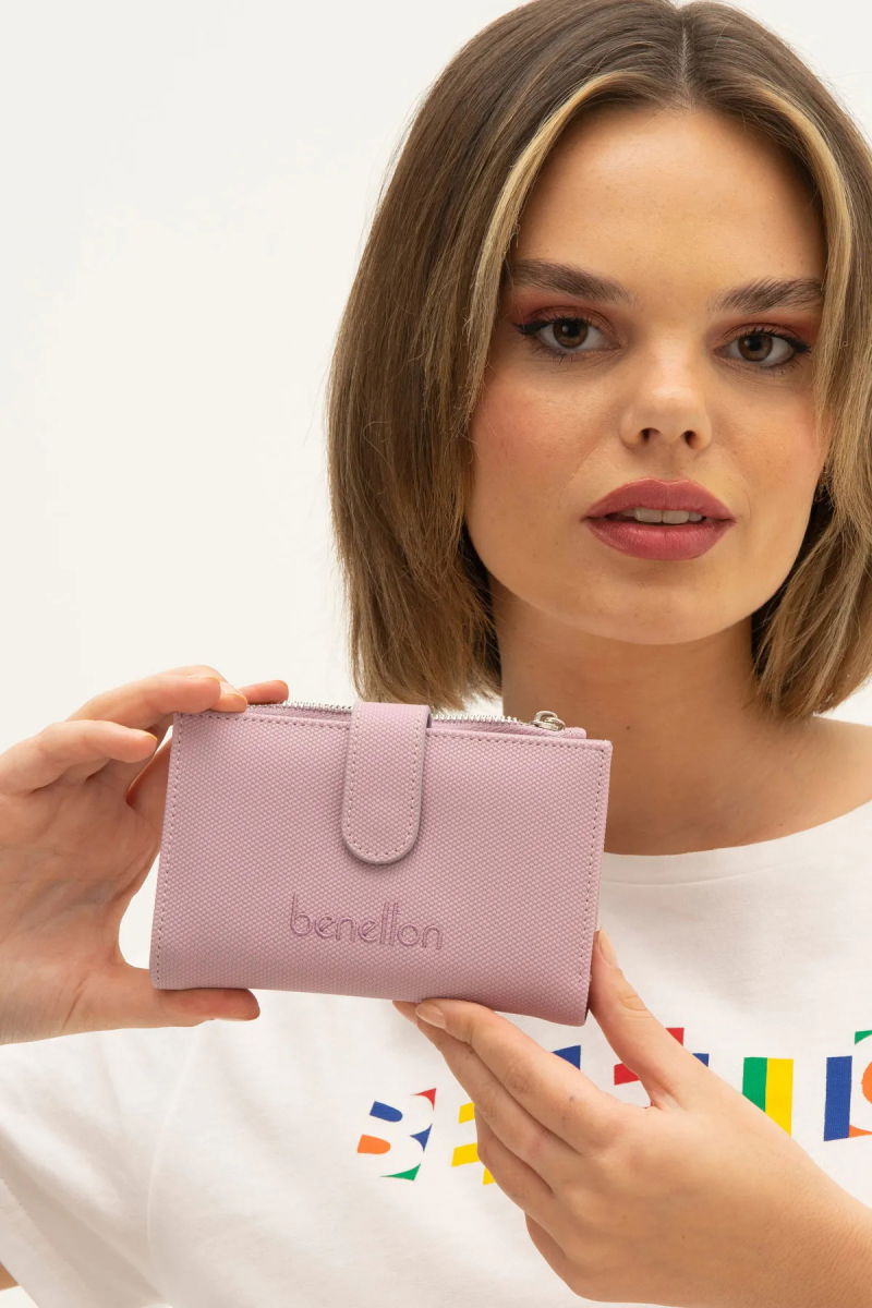 United Colors of Benetton Kadın Cüzdan BNT1300 Lila 